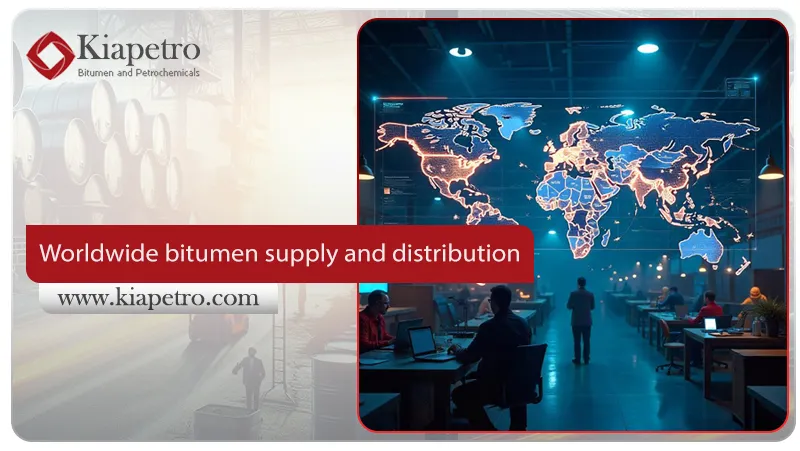 Worldwide bitumen supply and distribution