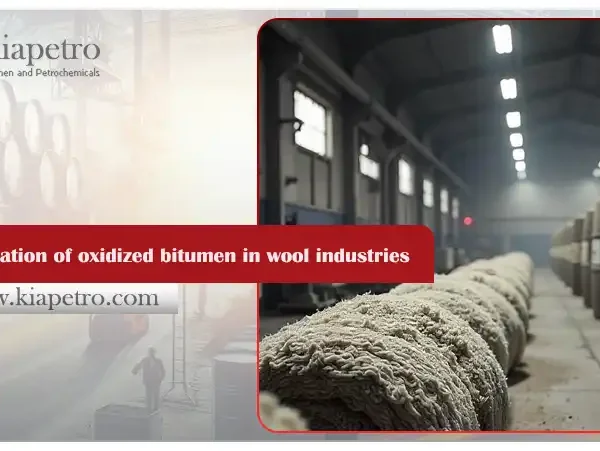 application of oxidized bitumen in wool industries