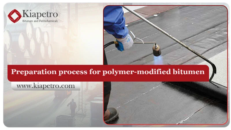 Preparation process for polymer-modified bitumen