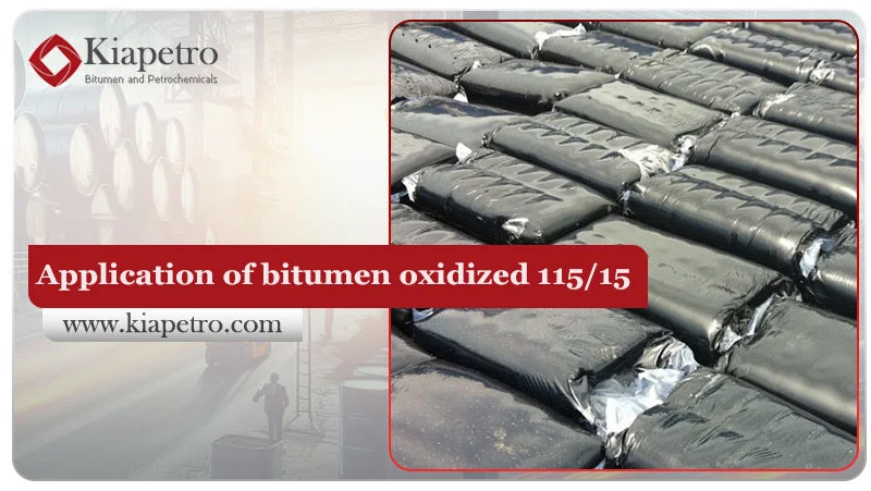 Application of bitumen oxidized 115/15