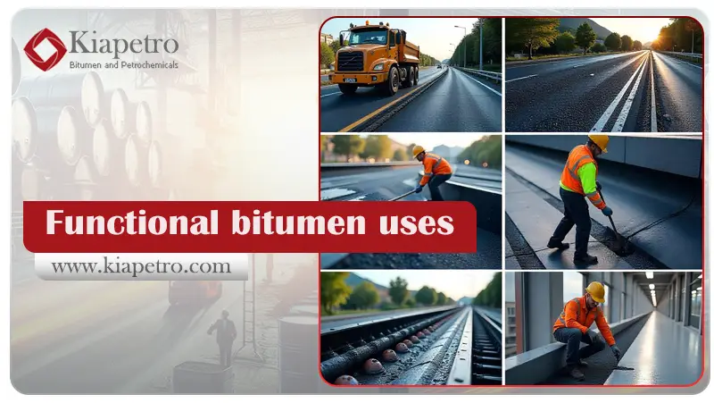 Functional bitumen uses