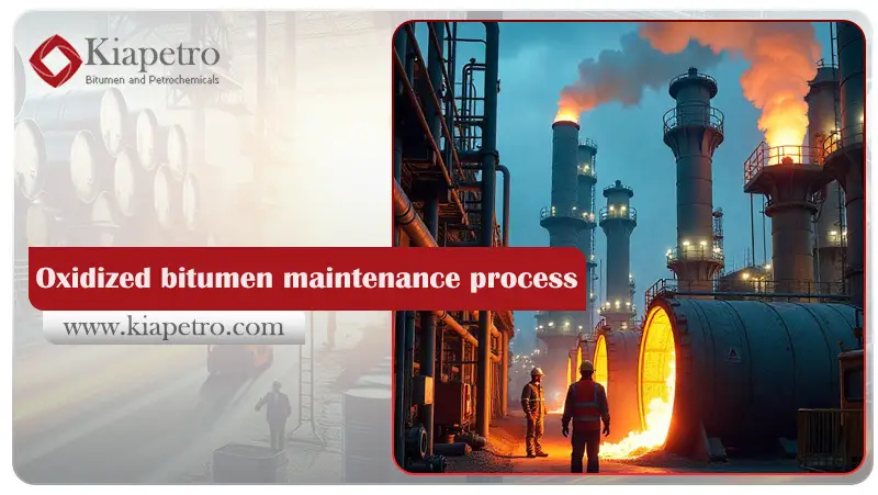 Oxidized bitumen maintenance process