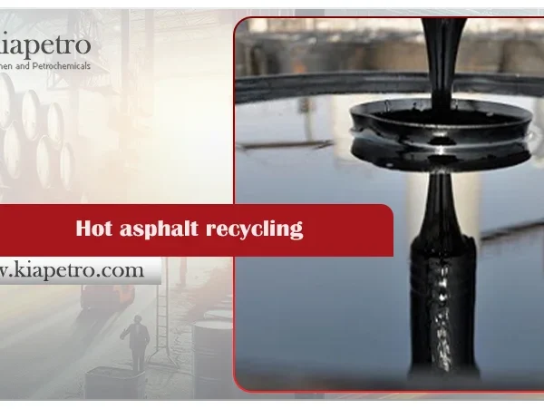 Hot asphalt recycling