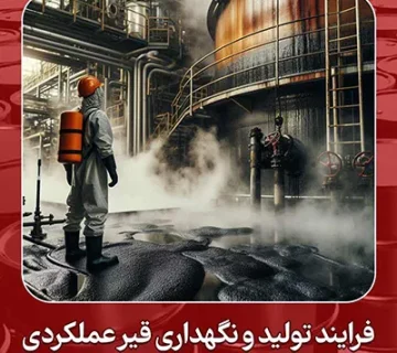 فرایند تولید و نگهداری قیر عملکردی